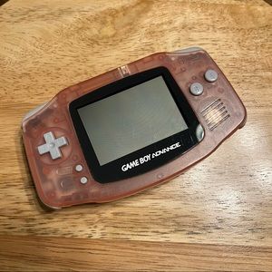 Pink Transparent Game Boy Advance